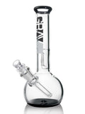 Grav Labs 8" Bubble Base Water Pipe - Black Left View