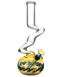 Smokin' Buddies 10" Raked Zig Zag Bubble Base Water Pipe