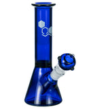 Nucleus "Basics" 8" Full Color Beaker Water Pipe - Blue