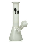 Nucleus "Basics" 8" Full Color Beaker Water Pipe - White