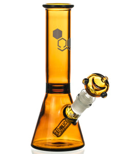 Nucleus "Basics" 8" Full Color Beaker Water Pipe - Amber