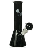 Nucleus "Basics" 8" Full Color Beaker Water Pipe - Black