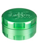 Green 3-Piece Large Radial Teeth Aluminum Grinder