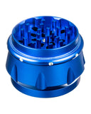 Blue 4-Piece Diamond Crest Aluminum Grinder