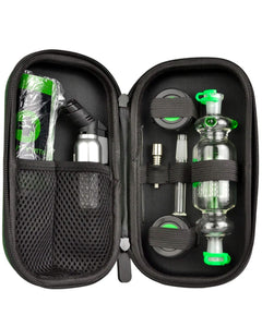 The Happy Kit Very Happy Dab kit - Shown with Case Opened and Showing All Included Accessories