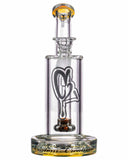 C2 Custom Creations Fixed Showerhead Downstem Perc Bubbler Water Pipe