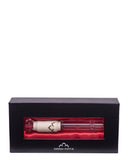 Picture of Canada Puffin Northern Lights Taster Pipe inside  gift box packaging with red satin lining.