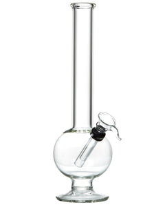 Smokin' Buddies 11" Glass Bubble Water Pipe w/ Rubber Grommet