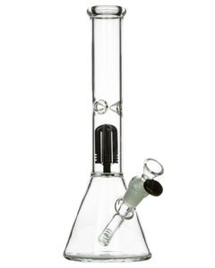 Smokin' Buddies 4 Arm Tree Perc Beaker with Diffused Downstem - Black