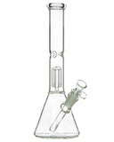 Smokin' Buddies 4 Arm Tree Perc Beaker with Diffused Downstem - Clear