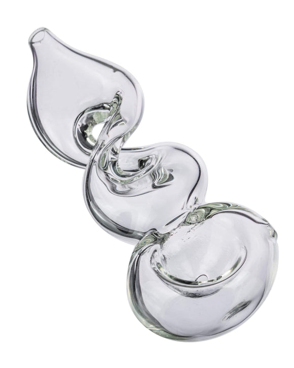 Smokin' Buddies Clear Twisted Spoon Pipe