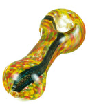 Smokin' Buddies Dichro Stripe Fritted Hand Pipe