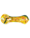 Smokin' Buddies Dichro Stripe Fritted Hand Pipe Side View