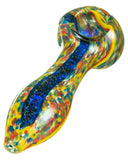 Smokin' Buddies Dichro Stripe Fritted Hand Pipe