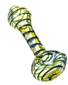 Full Spiral Fumed Mini Spoon Pipe