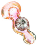 Pink Fumed Spoon Pipe