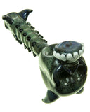 skull hand pipe