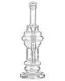 Incycler Water Pipe w/ Honeycomb Perc - Front Detailed View