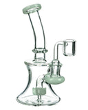 Hourglass Dab Rig With Colored Accents