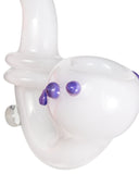 White Maria Ring Hand Pipe