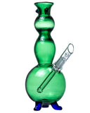 green snowman beaker