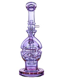 Back view "Purple Rain" Smokin' Buddies Fab-Egg Dab Rig