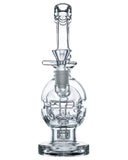 Front view of Clear Glass Smokin' Buddies Fab-Egg Dab Rig