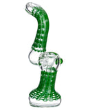 Green Raked Bubbler