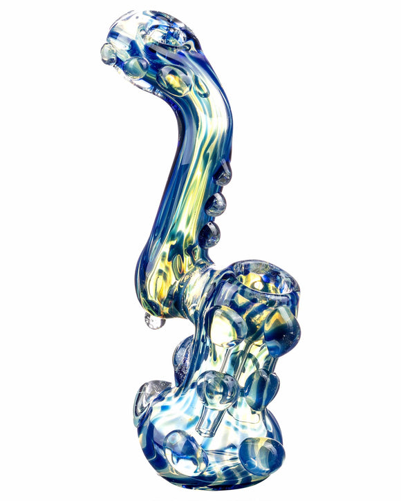 Side view of  blue Smokin' Buddies 