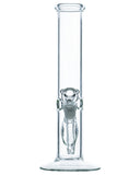 Smokin' Buddies Straight Tube Water Pipe - Clear - Front View