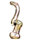 DankStop Swirl Fumed Bubbler with Doughnut Mouthpiece