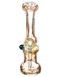 Swirl Fumed Bubbler with Doughnut Mouthpiece