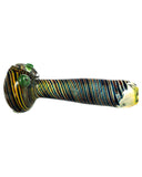 Tight Spiral Spoon Pipe w/ Fumed Glass