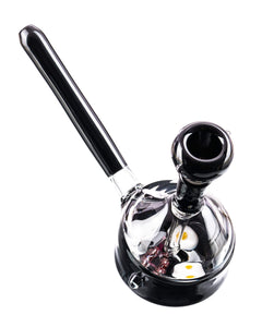 Top, side view of Smokin' Buddies "Wake n Bake" Breakfast Water Pipe.