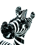 Smokin' Buddies Zak the Zebra Water Pipes Head Close Up