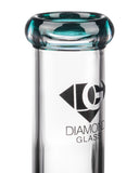 Diamond Glass 8" Basic Beaker Water Pipe - Flared Mouthpiece