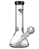 Diamond Glass 8" Basic Beaker Water Pipe - Black