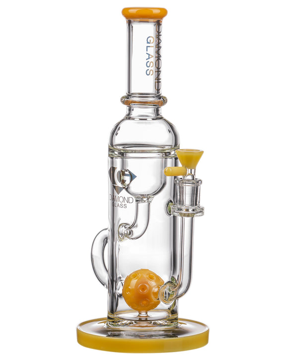 Diamond Glass Ball Perc Incycler Topaz