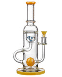 Diamond Glass Ball Perc Incycler Topaz