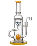 Diamond Glass Ball Perc Incycler Topaz