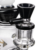 Diamond Glass Big Puck Dab Rig Funnel Bowl Closeup