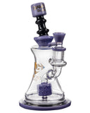 Diamond Glass Big Puck Dab Rig in Purple