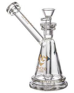 Diamond Glass Gavel Hammer Bubbler Jade