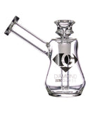 Diamond Glass Naturally Aspirated Gavel Bubbler