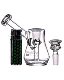 Diamond Glass Naturally Aspirated Gavel Bubbler Scale