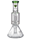 Diamond Glass Short Neck UFO Beaker Water Pipe