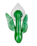 Bottom view of Empire Glassworks Calla Lily Sherlock.