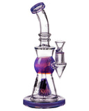 Icon Slyme Accented Cone Perc Water Pipe - Purple