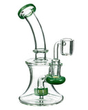 Hourglass Dab Rig With Colored Accents