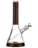 Marley Natural Walnut Wood Accented Beaker Water Pipe